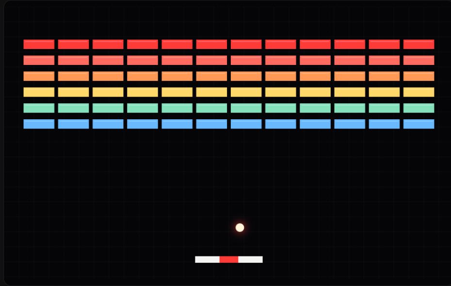 Breakout Relay running game screen