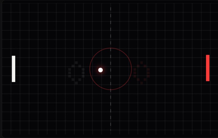 Circuit Pong running game screen